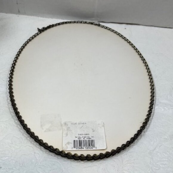 VTG Chain Framed Oval Angel & Child Printing Wall Hanging Picture 11.25"x8" - Picture 5 of 10